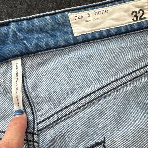 rag & bone Nina High-Rise Ankle Cigarette, EUC, Size 32 - Picture 6 of 7